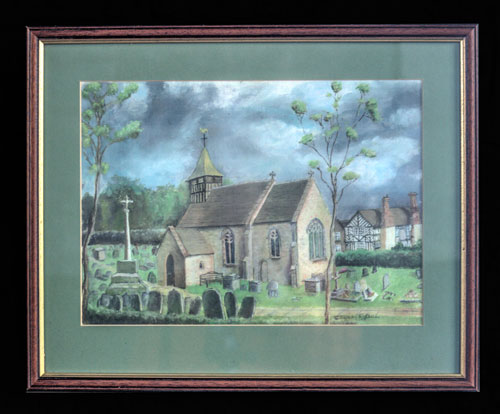 Painting of Church Painting of Church