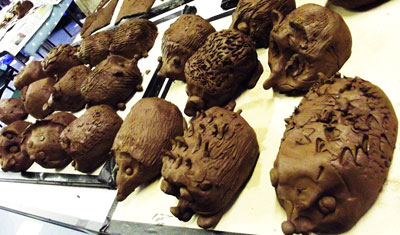Pottery Hedgehogs Pottery Hedgehogs