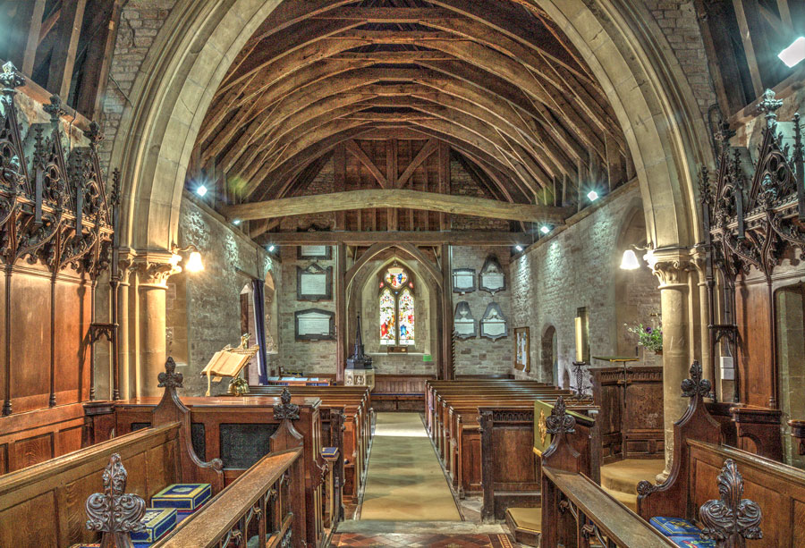 Putley Interior Looking West Putley Interior Looking West