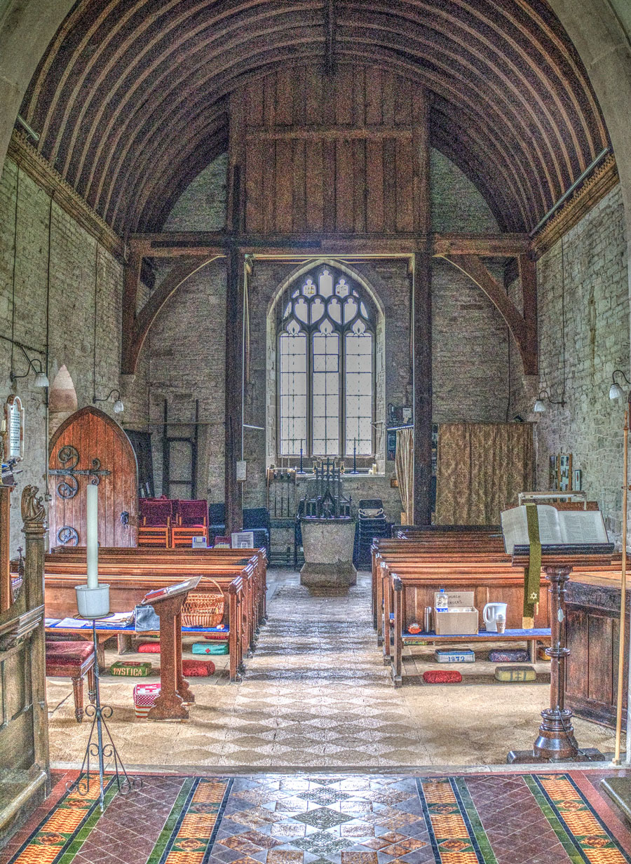 Sollers Hope interior looking West Sollers Hope interior looking West